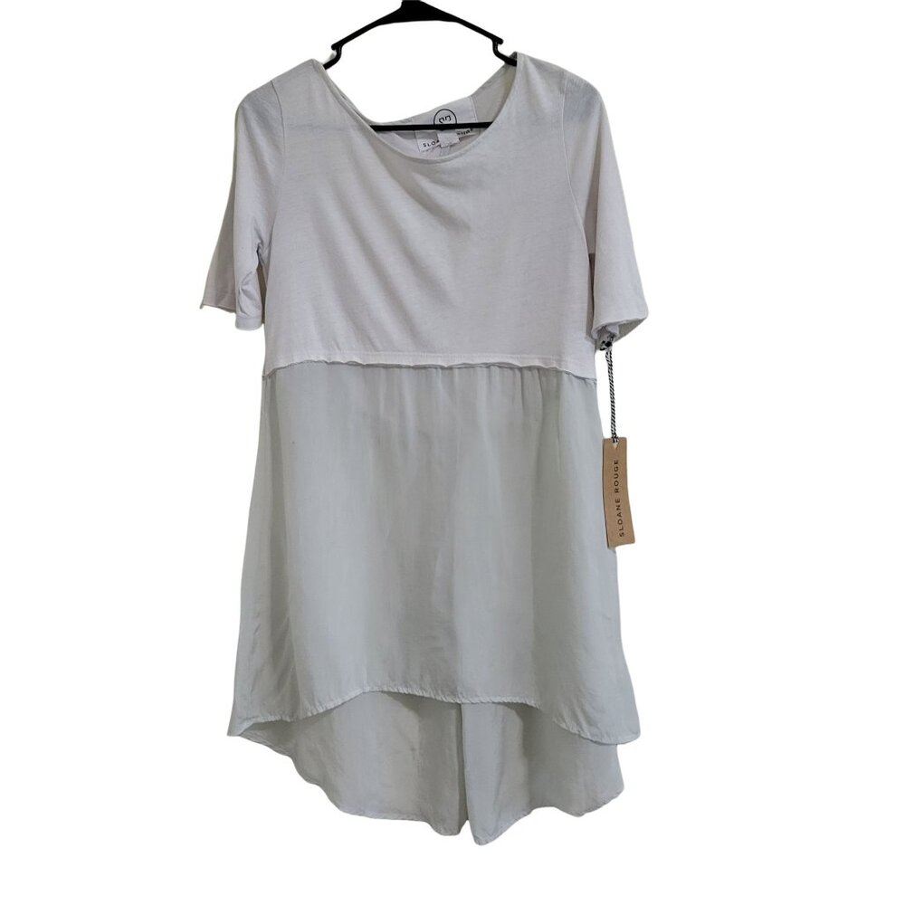 Sloane Rouge T-Shirt Dress Womens Size XS Empire Waist Flowing Spring Tee New